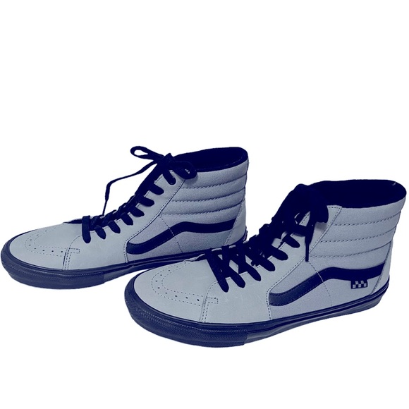 Vans Other - Vans Pop Cush Skateboarding Gray Hi-Top Sneaker Men’s Size 12 NWOT